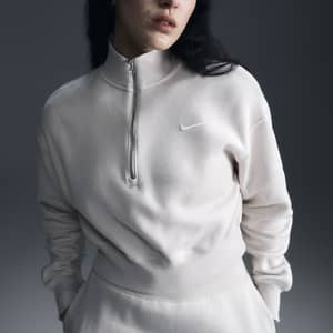 Nike Sportswear Phoenix Fleece Women's 1/4-Zip Cropped Sweatshirt